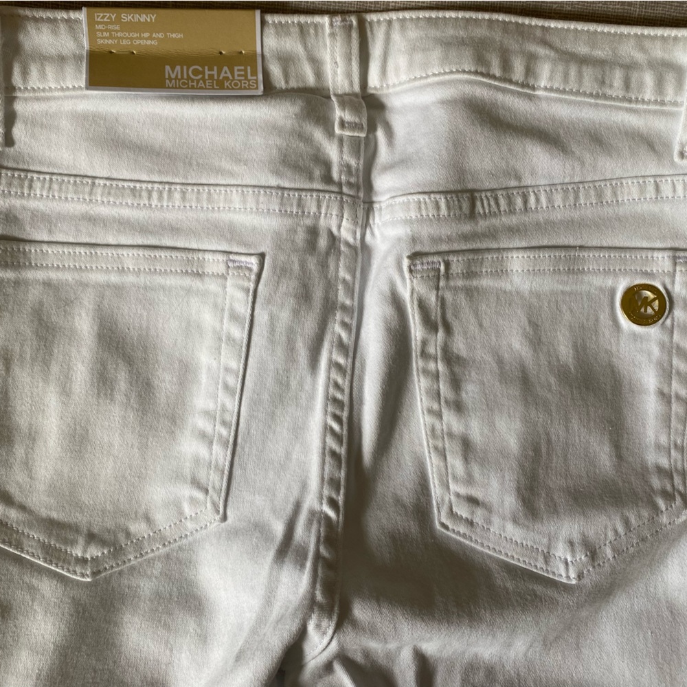 Michael Kors White Skinny Jeans